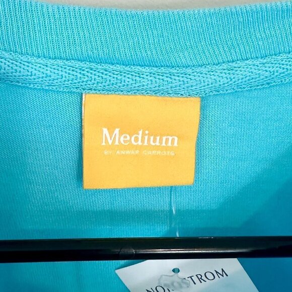 NWT Carrots By Anwar Carrots Long Sleeve Turquoise Blue T-Shirt - Medium - Picture 4 of 6